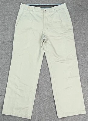 Pantalones de caquis de algodón arena originales Penguin para hombre talla 32 Foto 1 de 4