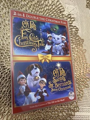 Elf on the Shelf ELF PETS Animated  2 in 1 Christmas Collection DVD -Ships Fast - Image 1 of 4