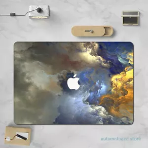 Dreamy Feather Dolphin Sky Case For Macbook M4 Pro 14 16 M3 Air 13 15 11 12 inch - Picture 1 of 24