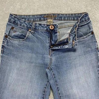Jeans vintage Arizona Jean Co para mujer talla 5 corte bota desgastado lavado claro denim Foto 1 de 4