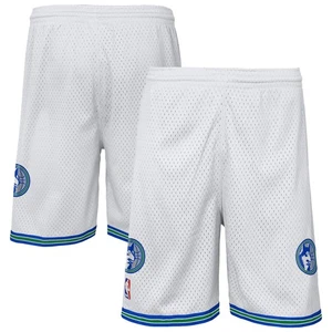 Youth-Mitchell & Ness weiße Minnesota Timberwolves Swingman Shorts - Bild 1 von 4