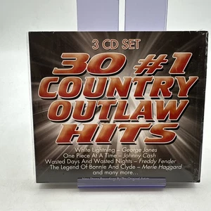 30 #1 COUNTRY OUTLAW HITS (CD, 2008) 3 Disc Set NEW - Picture 1 of 2