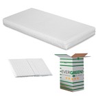 EVERGREENWEB Matratze 60x120 cm für Kinderbett und Wiege, 10 cm hoch + KOSTEN...