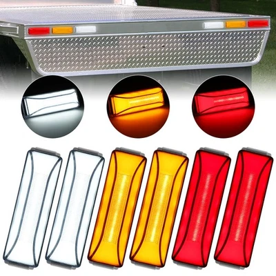 4in LED Tail Side Marker Clearance Light Trailer Truck DRL Brake Stop Indicator - Image 1 of 4
