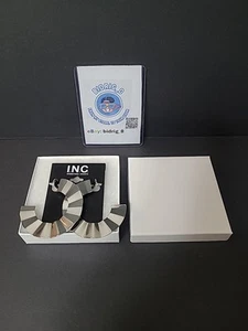 I.N.C. International Concepts Silver-Tone Hoop Earrings IN A GIFT ๐ - Picture 1 of 5