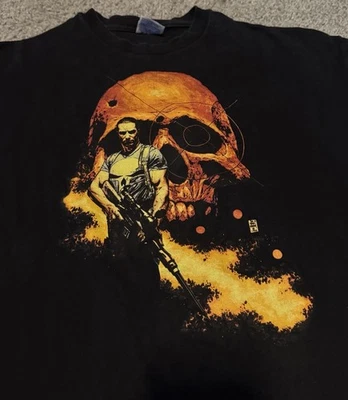 Camiseta negra vintage 1999 The Punisher Marvel Tim Bradstreet cómic héroe artístico XL - Imagen 1 de 4