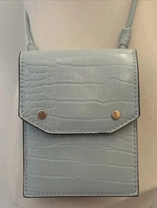 Süße,kleine hellblaue CrossBody Bag,Handytasche,NEU,Mango,m.Etikett,Dirndltasche - Bild 1 von 5