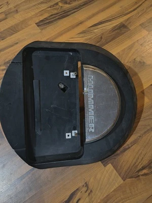 Montaje de cubierta de matrícula de neumático de repuesto Hummer H2 Foto 1 de 4