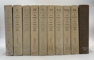 The Sermons of John Donne Complete 10 Volume Set University CA 1962 Ex-library - Picture 1 of 8