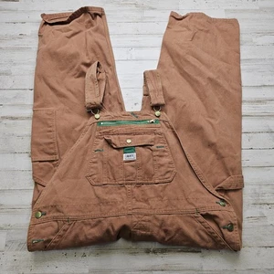 Liberty Canvas Latzhose Arbeitsoverall Herren hellbraun Gr. 44 kurz Zimmermann Bauer Arbeit - Bild 1 von 6