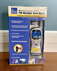 NEW Weather Channel Stormtracker Series By Vector FM Weather Alert Radio VEC438 - Picture 1 of 5