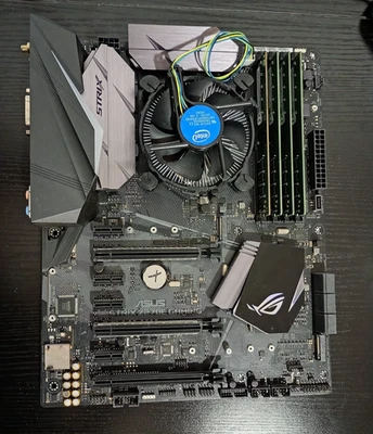 CPU PROCESSORE INTEL CORE i7-6700K + SCHEDA MADRE ASUS Z270E GAMING + RAM 16GB - Immagine 1 di 3