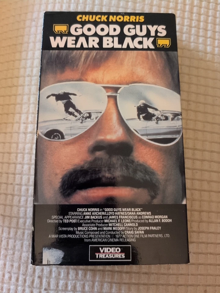 Good Guys Wear Black VHS Video Treasures Chuck Norris - Image 1 of 3