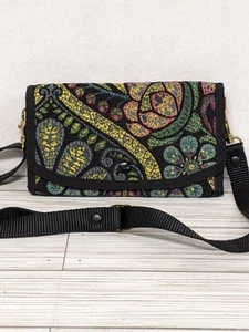 Danny K Crossbody Geldbörse Blumenmotiv - Bild 1 von 12