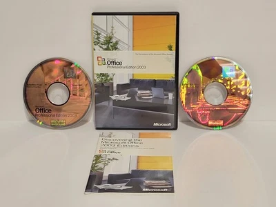 Microsoft  Office Professional Edition 2003 & Business Contact Manager w/ KEY - Image 1 of 4