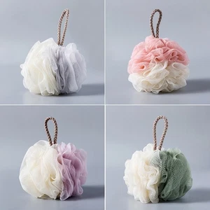1Pcs Charcoal Net Mesh Ball Sponge Soft Body Brush Exfoliating Scrubber - Photo 1/25