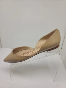 Sam Edelman Mujer Rodney D'Orsay Plano Punta Beige Talla 9.5 M Excelente - Imagen 1 de 11