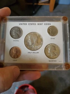 1964 Birth Year Uncirculated 5-Coin Silver Coin Set in CAPITAL Holder - Picture 1 of 4