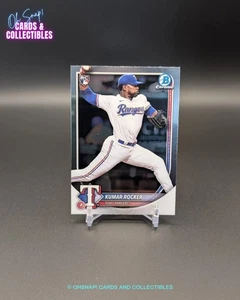 ⚾️ 2025 Bowman Chrome Kumar Rocker RC #75 Texas Rangers ⚾️ - Bild 1 von 2