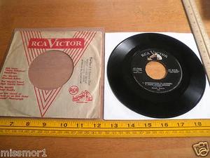 1957 Hank Snow RCA Victor 45 Record 7060 VG++/NM Unfaithful - Picture 1 of 7