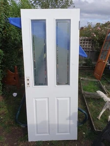 GLAZED INTERNAL DOORS WITH ETCHED GLASS (£55.00 each ) - Picture 1 of 2