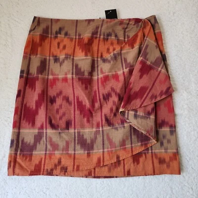 Lauren Ralph Lauren юбка женщин Petite 12 Berry Geo карьера надежном Western осени - Изображение 1 из 4