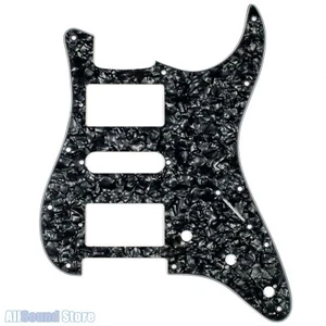 3-lagiges schwarzes Perloid HSH Schlagbrett für Humbucker Fender Stratocaster Strat USA - Bild 1 von 2