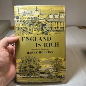 England Is Rich by Harry Hopkins - Hardback Ex Library - Picture 1 of 12