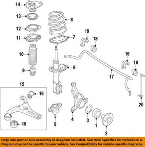 KIA OEM 14-16 Cadenza Front Suspension Brake Components-Wheel Bearing 517203S100 - Picture 1 of 1