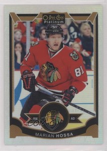 2015-16 O-Pee-Chee Platinum White Ice /199 Marian Hossa #145 HOF