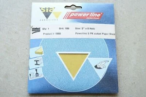 Paquete de 5 discos de papel de lijar SIA de 5" x 8 agujeros 1960 Siafast, 180 granos parte # 0838767 - Imagen 1 de 3