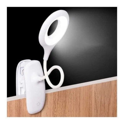 LED Desk Lamp Dimmable Table Lamp Eye-Caring Reading Light with USB Charging UK - Image 1 of 4