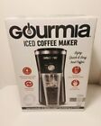 Gourmia Iced Coffee Maker with Brew-Strength Control, Reusable Filter and Tumble
