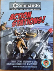 Commando For Action and Adventure Action Stations Paperback Digest Graphic Novel - Picture 1 of 2