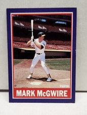 MARK McGWIRE 1989 Pepsi #4 ~ ATHLETICS ~ low grade