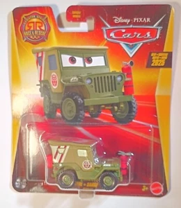 Pixar Cars Radiator Springs Race and Rescue Sarge the Army Jeep In Stock - Picture 1 of 7