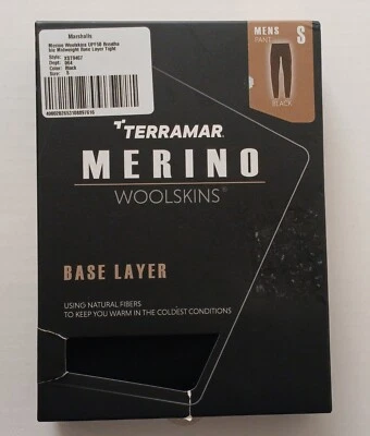 Pantalón para hombre Terramar Merino Woolskins capa base talla S (28-30) nuevo Foto 1 de 2