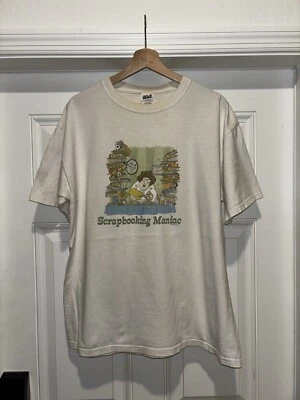 Camiseta Álbum de Recortes Vintage Años 90 Talla XL Camiseta Gráfica Dibujos Animados Foto 1 de 4