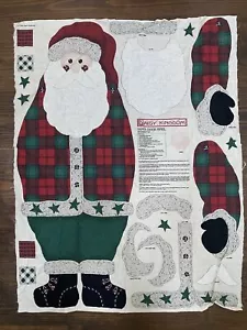Vintage Daisy Kingdom Santa Door Panel 43" Tall Cut and Sew Fabric - Picture 1 of 7