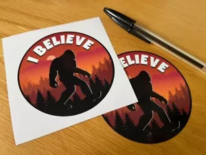 Bigfoot, I Believe Aufkleber - (Paar) UK VERKÄUFER - Bild 1 von 1