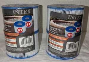 Intex 29001E PureSpa Type S1 Easy Set Spa Filter Replacement Cartridges, 2 Pack - Picture 1 of 5