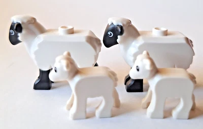 LEGO farm animals SHEEP & LAMB zoo city animal 10305 10775 - Image 1 of 3