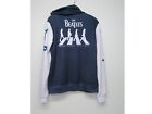 The Beatles Sweatshirt Hoodie Road Crosswalk Navy Blue Women's Size M-L