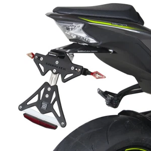 KN9104-17 PORTATARGA BARRACUDA KAWASAKI Z900 2020 ALLUMINIO - RECLINABILE - Foto 1 di 1