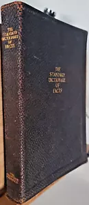 The Standard Dictionary Of Facts - The Frontier Press Company Leather Cover - Picture 1 of 6