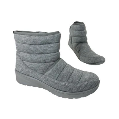 全新 Bzees Glacier 可水洗短靴 灰色面料 尺寸 7.5M — 第 1/4 张图片