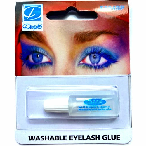 TREASURED SCENTS Grübchen waschbar Wimpernkleber klar - Abwaschen 1ml Strip Lashes Augen schnelltrocknend
