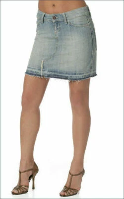 Mini saia de surfista JLO J LO J-LO JUNIORS TAMANHO 3 100% ALGODÃO AZUL SÓLIDO NOVA COM ETIQUETAS - Imagem 1 de 4