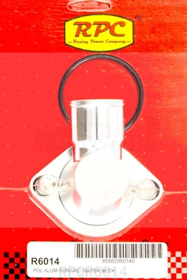 Se adapta a Racing Power CUELLO DE AGUA se adapta a Pontiac ALUMINIO PULIDO R6014 Foto 1 de 2