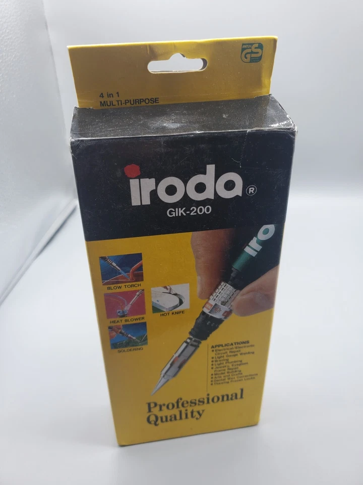 Iroda SOLDER GIK-200 4 in 1 Butane Gas Soldering Iron Kit